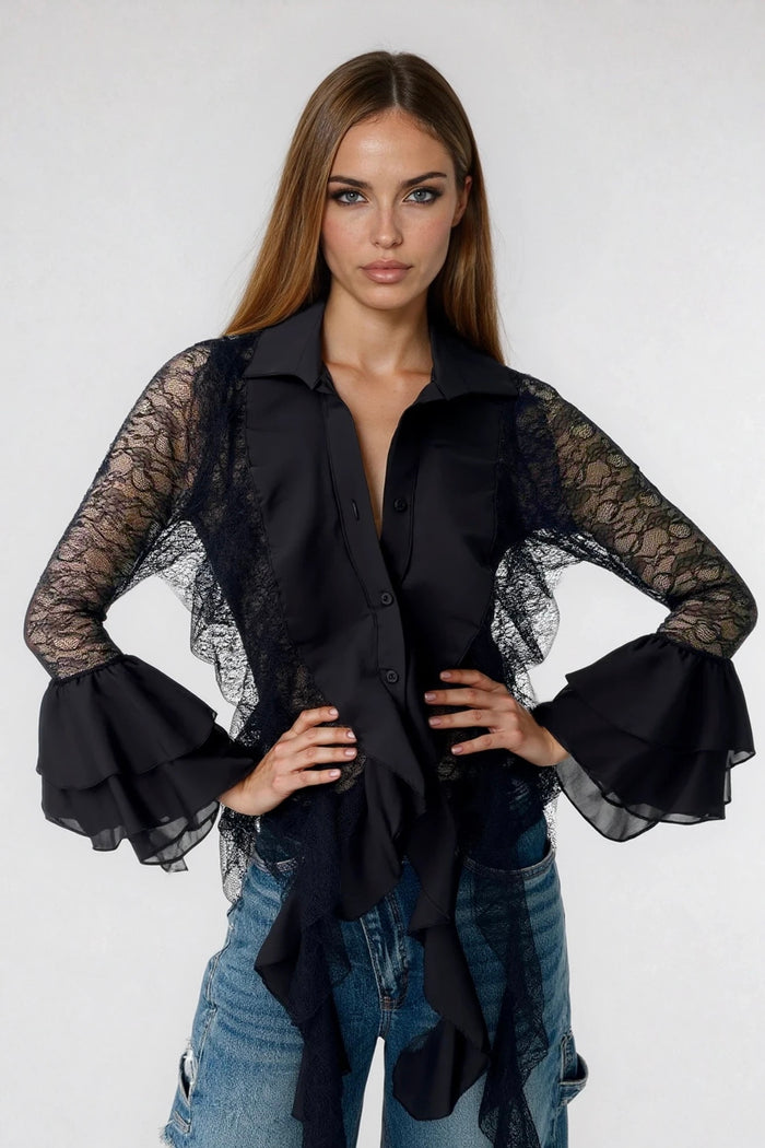 Camicia pizzo